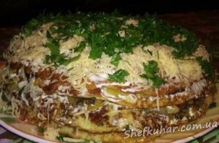 Торт кабачковий