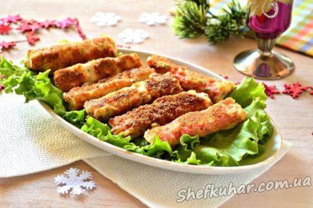 Святкова закуска із крабових паличок
